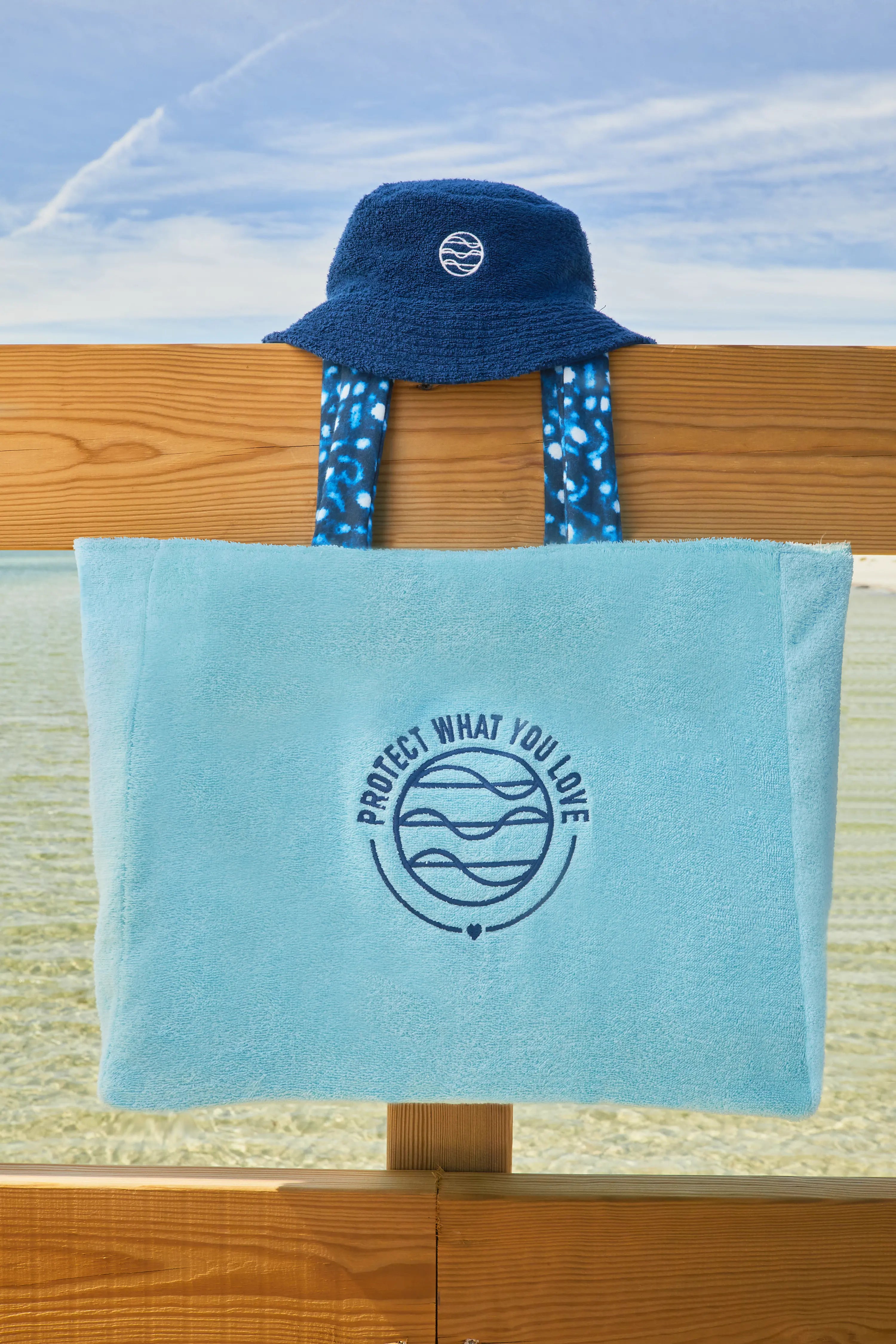 BLU WILD | Bolsa de playa reversible
