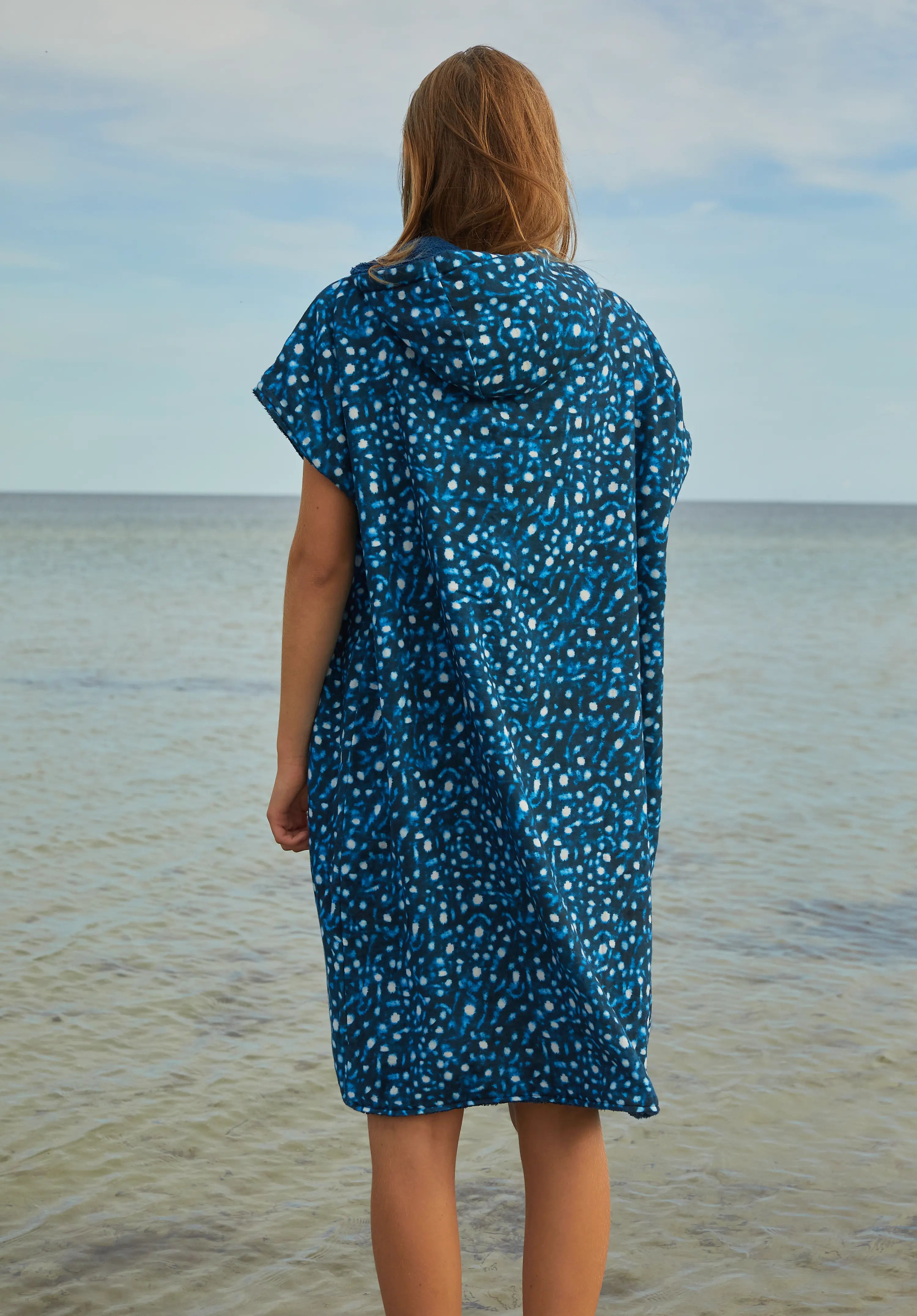 BLU WILD | Poncho reversible Whaleshark